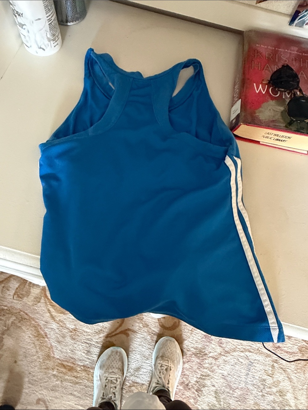 Adidas Workout Tank Blue Size Medium - Picture 4 of 6